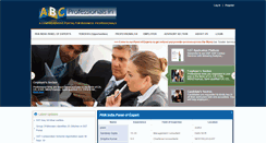 Desktop Screenshot of abcprofessionals.in