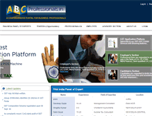 Tablet Screenshot of abcprofessionals.in